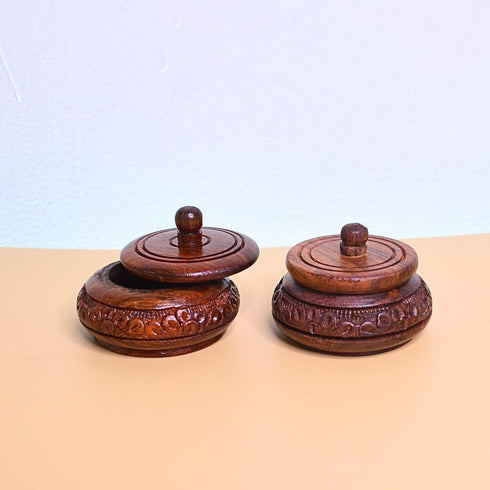 Wooden Kumkum Box or Sindoor Box for Married Women Return Gifts