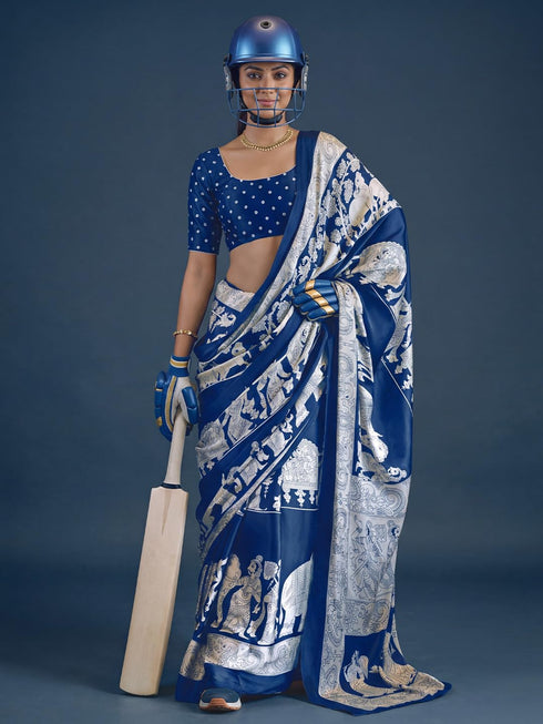 Vasthrlay Kalamkari Unstitched Premier Rj Ethnic Wear
