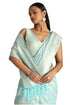 Vasthrlay Turquoise Tussar Design