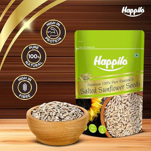 Happilo Premium Roasted & Salted Sunflower Seeds