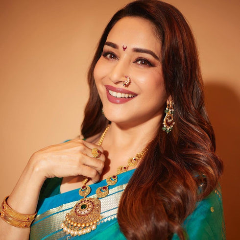 Vasthrlay Kanjivaram Paithani Unstitched Mahendi Ethnic Wear