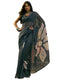 Vasthrlay Printed White Saree