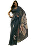 Vasthrlay Printed White Saree