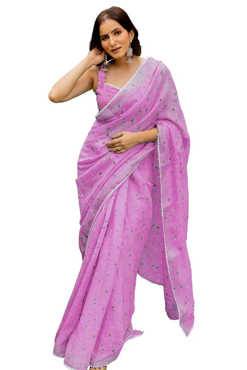 Vasthrlay Fashion Cotton Printed Dusty Ethnic Wear