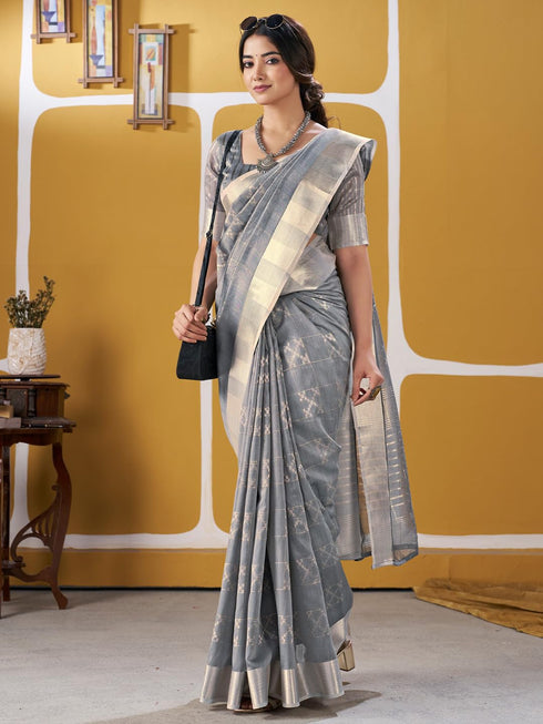 Vasthrlay Geometric Unstitched Designer Sf Ethnic Wear