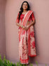 Vasthrlay Womens Printed Unstitched Multicolor Saree