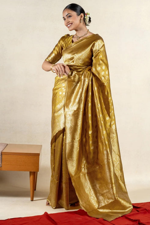 Vasthrlay Banarasi Woven Saree