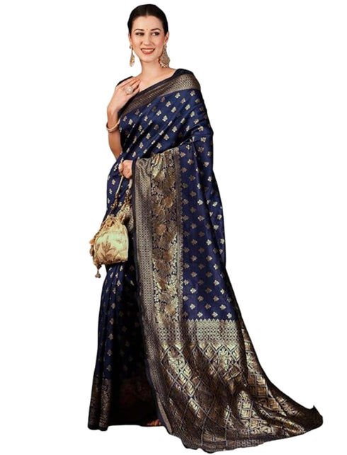 Vasthrlay Banarasi Traditional Unstitched Saree