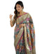 Vasthrlay Banarasi Kanjivaram Unstitched Black Saree