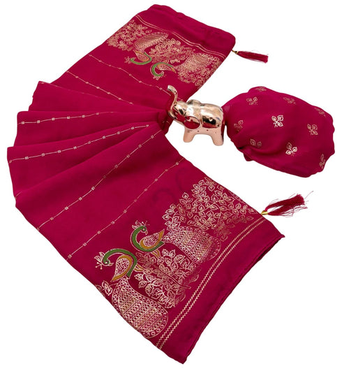 Vasthrlay Georgette Peacock