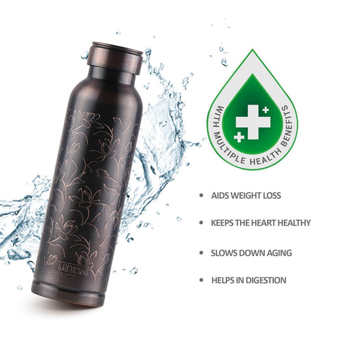 Copper Swasth Water Bottle, 940 ml