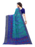 Vasthrlay Womens Cotton Blouse Teal Saree