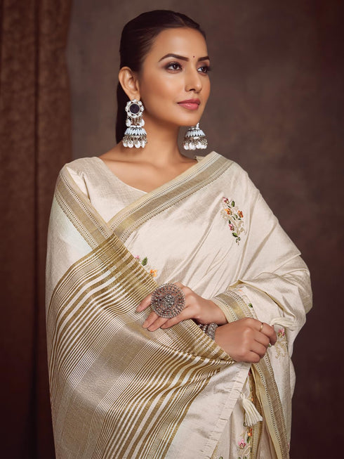 Vasthrlay Embroidered Unstitched Hs Ethnic Wear