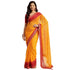 Vasthrlay Chiffon Bandhani Printed Yellow Saree