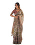 Vasthrlay Handloom Grey Beige Traditional Saree