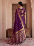 Vasthrlay Georgette Printed Unstitched Maroon Saree