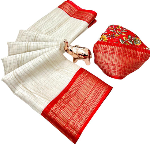 Vasthrlay Kalamkari Saree Print