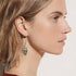 Halloween Gothic Skeleton Weird Skull Coronal Rhinestone Hanging Earrings
