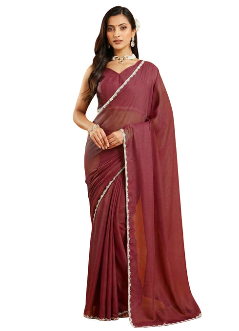 Vasthrlay Border Unstitched Saree