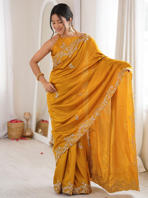 Vasthrlay Embroidery Unstitched Designer Vh Ethnic Wear