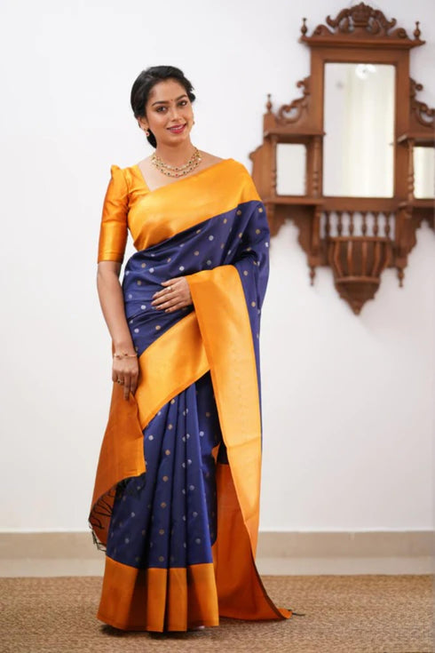 Vasthrlay Banarasi Traditional Unstitched Saree