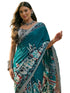 Vasthrlay Printed Yellow Saree