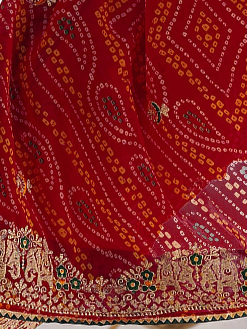 Vasthrlay Embroidery Dusty Saree