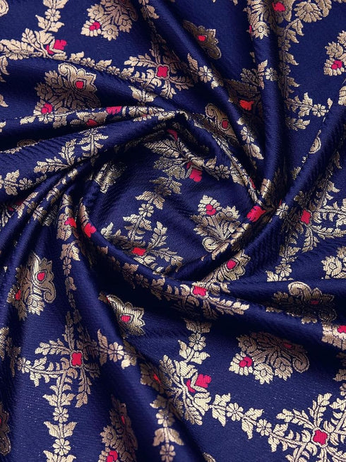 Vasthrlay Banarasi Traditional Unstitched Saree