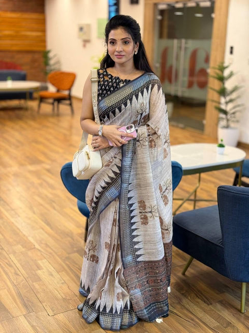 Vasthrlay Printed Artistic Lightweight Unstitched