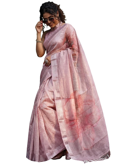 Vasthrlay Printed Handloom Unstitched Traditional Ethnic Wear