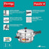 Prestige Popular Plus Virgin Aluminium Precision Weight Valve Junior Deep Pan Pressure Cooker Silver 4 L
