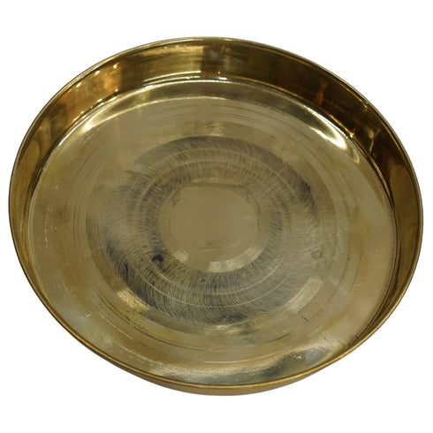 Brass Dinner Thali Plate Set of 1