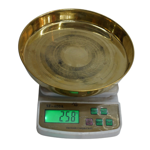 Brass Dinner Thali Plate Set of 1