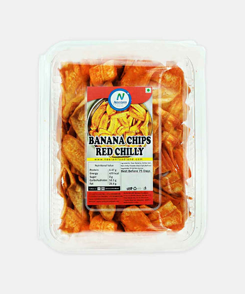 Neelam Foodland Banana Chips Red Chilly