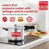 Prestige Svachh Aluminium Anti Bulge Gas And Induction Compatible Pressure Cooker 7.5 L Silver