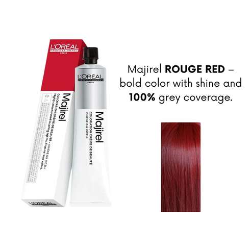 L'Oreal Professionnel Majirel Rouge Red Booster Permanent Hair Colour 50g