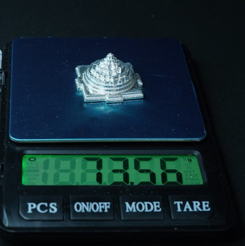 Pure Silver Shri Yantra 73.56g By Mahita Collections