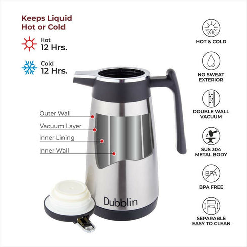 Dubblin Amaze Stainless Steel Kettle