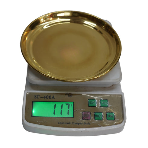 Handmade Brass Thali Plate