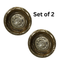 Brass Om Design Pooja Thali Plate