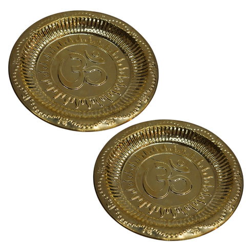 Handmade Traditional Brass Thali Plate