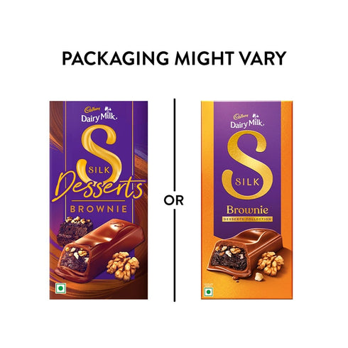 Cadbury Dairy Milk Silk Desserts Brownie Milk Chocolate Bar