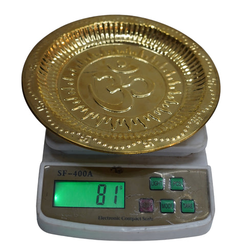 Handmade Traditional Brass Thali Plate