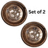 Copper Om Design Pooja Thali with Nakshee