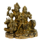 Brass Shiv Parivar Family Blessing Statue 1578g