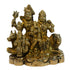 Brass Shiv Parivar Family Blessing Statue 1578g