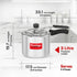 Prestige Nakshatra Plus Svachh Aluminium Spillage Control Pressure Cooker 3 L Silver