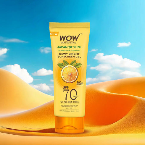 WoW Yuzu Sunscreen Gel | Spf 70 Pa++++