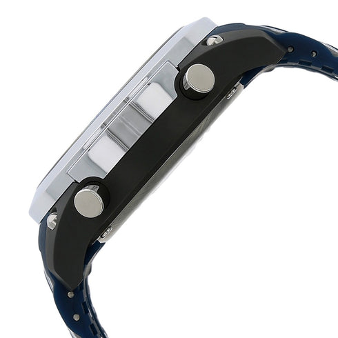 Sonata SF Digital Dial Blue Plastic Strap Watch for Men Style NT77034PP03