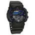Sonata SF Digital Dial Black Polyurethane Strap Watch For Men